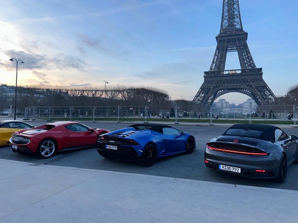 Luxury car rental Paris Fashion Week